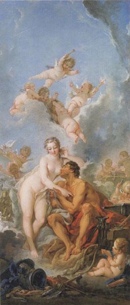 Francois Boucher Venus and Vulcan Norge oil painting art